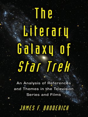 cover image of The Literary Galaxy of Star Trek